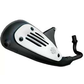 MARMITTA SITO PLUS  0713 OMOLOGATA SPORT VERNICIATA NERA PIAGGIO LIBERTY 50 / VESPA ET4 50