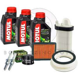 KIT TAGLIANDO YAMAHA T-MAX 500 2008-2011 FILTRI ARIA / OLIO MOTUL 5100 +CANDELE