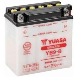 Batteria Yuasa YB9-B fornita senza acido