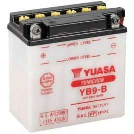 Batteria Yuasa YB9-B fornita senza acido