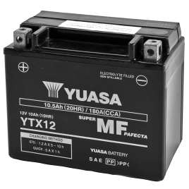 BATTERIA YUASA YTX12-BS 12V/10AH SIGILLATA ATTIVATA PRONTA ALL'USO WC