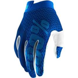 GUANTI 100% ITRACK TAGLIA L BLUE/NAVY Cross/Enduro/Motard/Quad/Bici/MTB