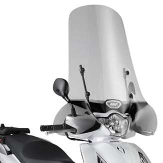 KIT PARABREZZA GIVI PER HONDA SH 125-150 ie 2012-2016 1117A + ATTACCHI A1117A
