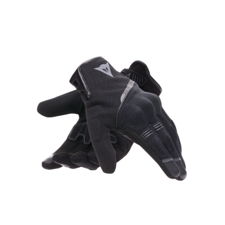 Guanti moto estivi Uomo in tessuto traspirante METRAX AIR GLOVES Nero-Antracite