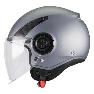 CASCO JET MOTO MT HELMETS AERIS PURE A2 GRIGIO OPACO OMOLOGATO ECE22.06