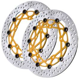 TARAZON Coppia Di Dischi Freno Anteriori 300 Mm Per Yamaha YZF-R1 98-03