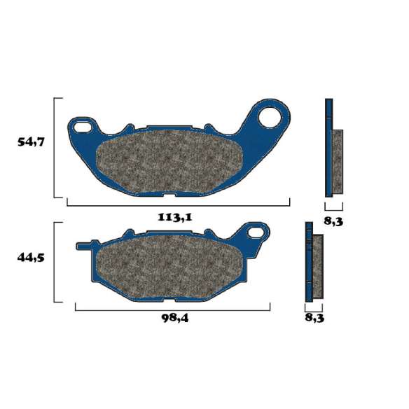 07039CC Pastiglie Brembo Freno Anteriori 07039.CC per Yamaha CYGNUS 125 1996 > 2010