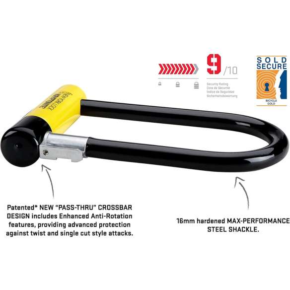 Kryptonite Lucchetto A Spirale Kryptoflex 1218, Cavo Con Chiave, Sicurezza Per Bicicletta