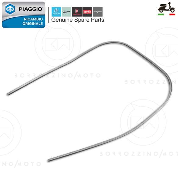 BORDO SCUDO COLOR ALLUMINIO IN PLASTICA VESPA 50 SPECIAL V5B3T V5A2T ORIGINALE 