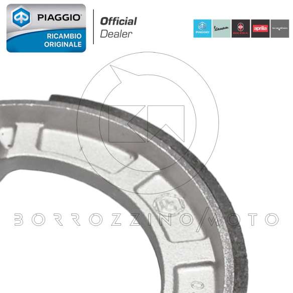 647377 Ganasce Freno Posteriori Originale Piaggio Vespa 50 Fl2 - Piagg