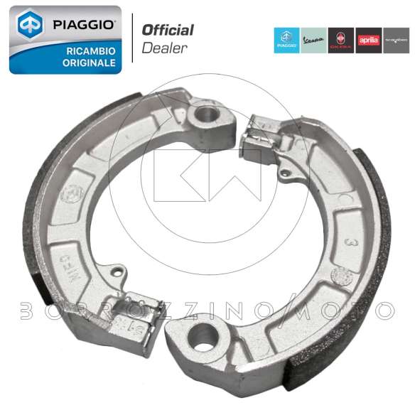 Ganasce Freno Posteriori Ferodo Vespa HP 50 FERODO 4 GANASCE FRENO ANTERIORE E POSTERIORE Per PIAGGIO VESPA 50 V FL 2 1996 Ferodo Freni Per Scooter