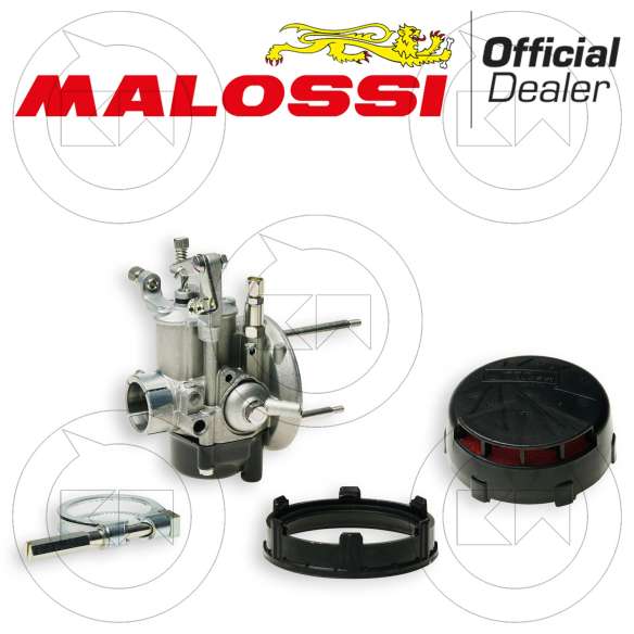 Haishine Kit Carburatore Universale 15mm Per Motori 2 Tempi 43cc-50cc - Per Decespugliatore, Motosega, Scooter - Con Guarnizioni E Tubi