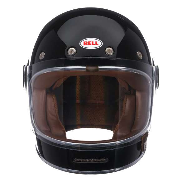 BELL Bullitt BK Solid Gloss Black Nero Lucido Casco Integrale Moto