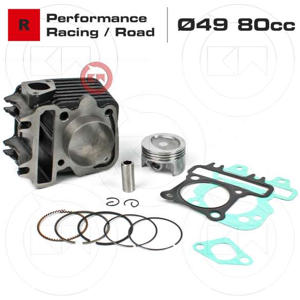 40 PER VESPA ET2 carb KIT CILINDRO PISTONE TIPO ORIGINALE 50cc D 50 2T 
