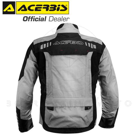 COMPLETO MOTO GIACCA PANTALONI ACERBIS ADVENTURE ENDURO TURISMO GRIGIO/NERO