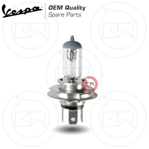 LAMPADINA RMS EFFETTO XENON 12V 35/35W BA20D BLUE LUCE BIANCA PER VESPA PX 125