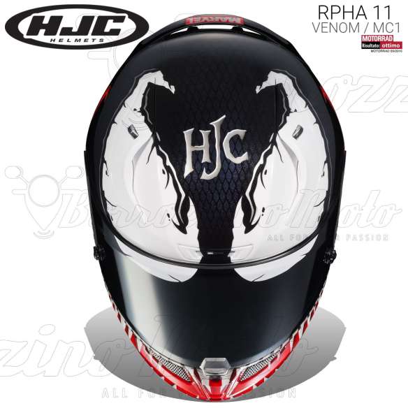 CASCO INTEGRALE HJC RPHA 11 VENOM IMITED EDITION MC1 MARVEL 2019