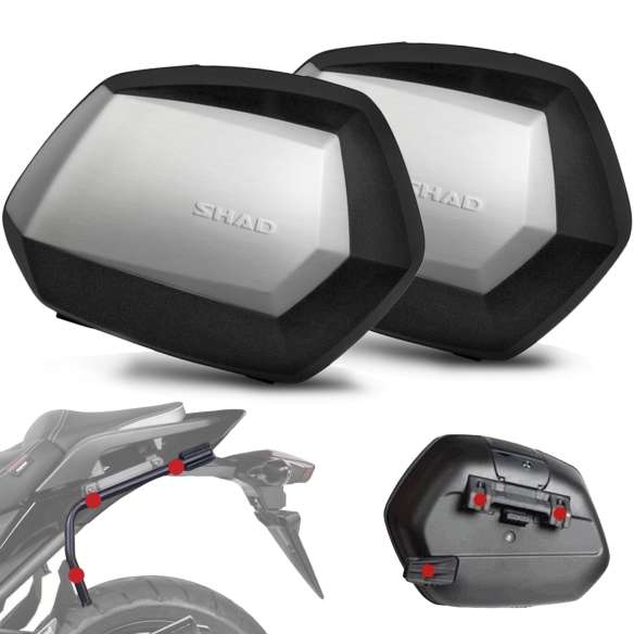 kit set VALIGIE LATERALI SHAD SH35 TELAIO W0SX10IF 3P SYSTEM BMW