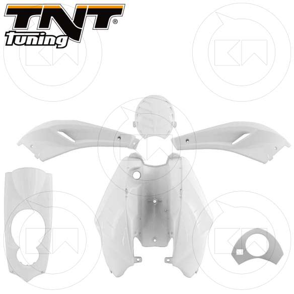 T4Tune Kit Carene Bianche Per Scooter Zip 50 2T/4T Aria – 4 Pezzi, Ricambio Carrozzeria, Codice SP-362535