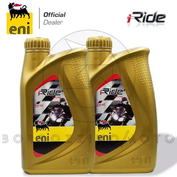 OLIO 100% SINTETICO AGIP ENI 5W40 I-RIDE RACING 4T UNIVERSALE MOTO / SCOOTER