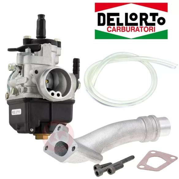Collettore Aspirazione Aperto Per Carburatori 12-17,5 Mm – Per Tuning Scooter 50cc Piaggio, Derbi, Aprilia, Vespa