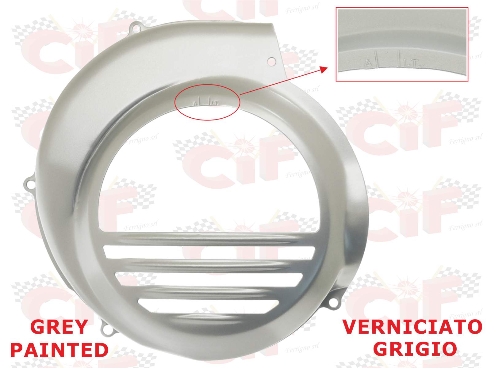 COPRIVENTOLA VERNICIATO GRIGIO VESPA PX FRENO DISCO - PX E ARCOBALENO - COSA