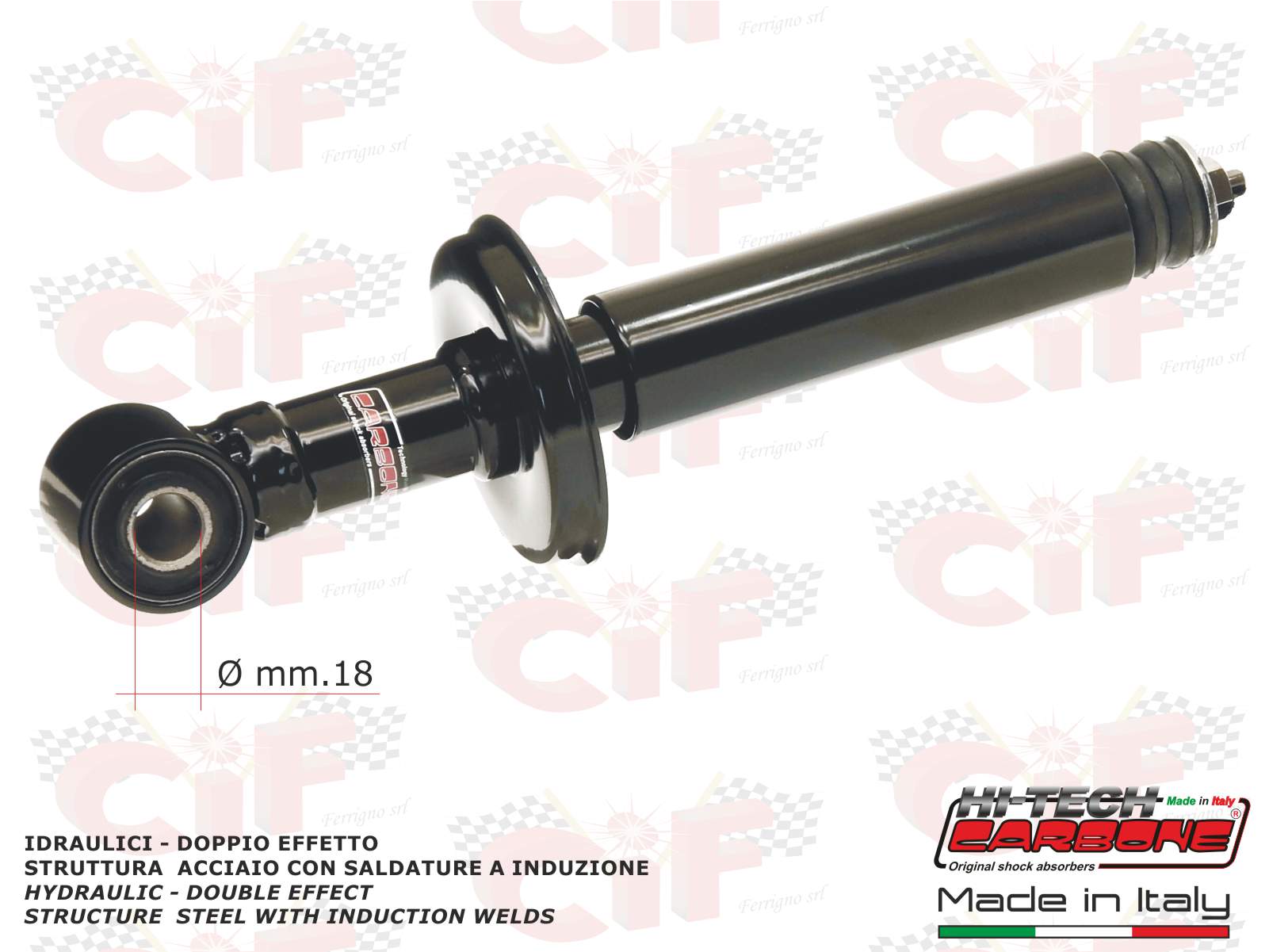AMMORTIZZATORE ANTERIORE CARBONE PIAGGIO APE CAR P2 - P3 220