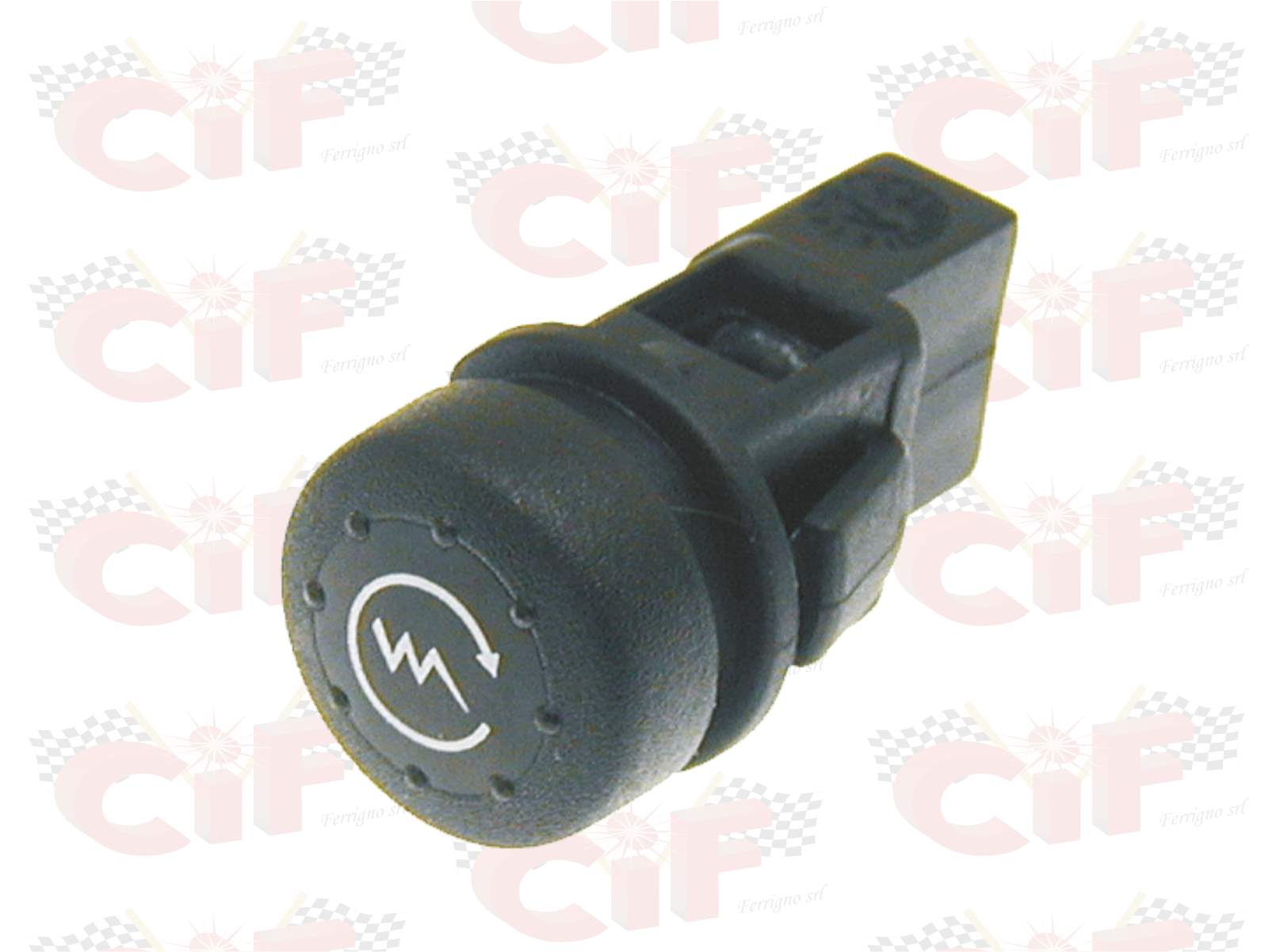 PULSANTE AVVIAMENTO TONDO NERO PIAGGIO-GILERA 58075R
