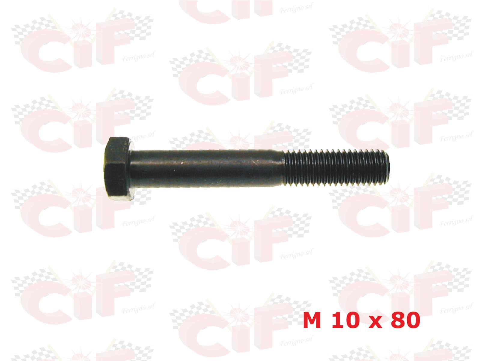VITE M 10x80 PARZIALE FILETTO BRUNITO PIAGGIO APE