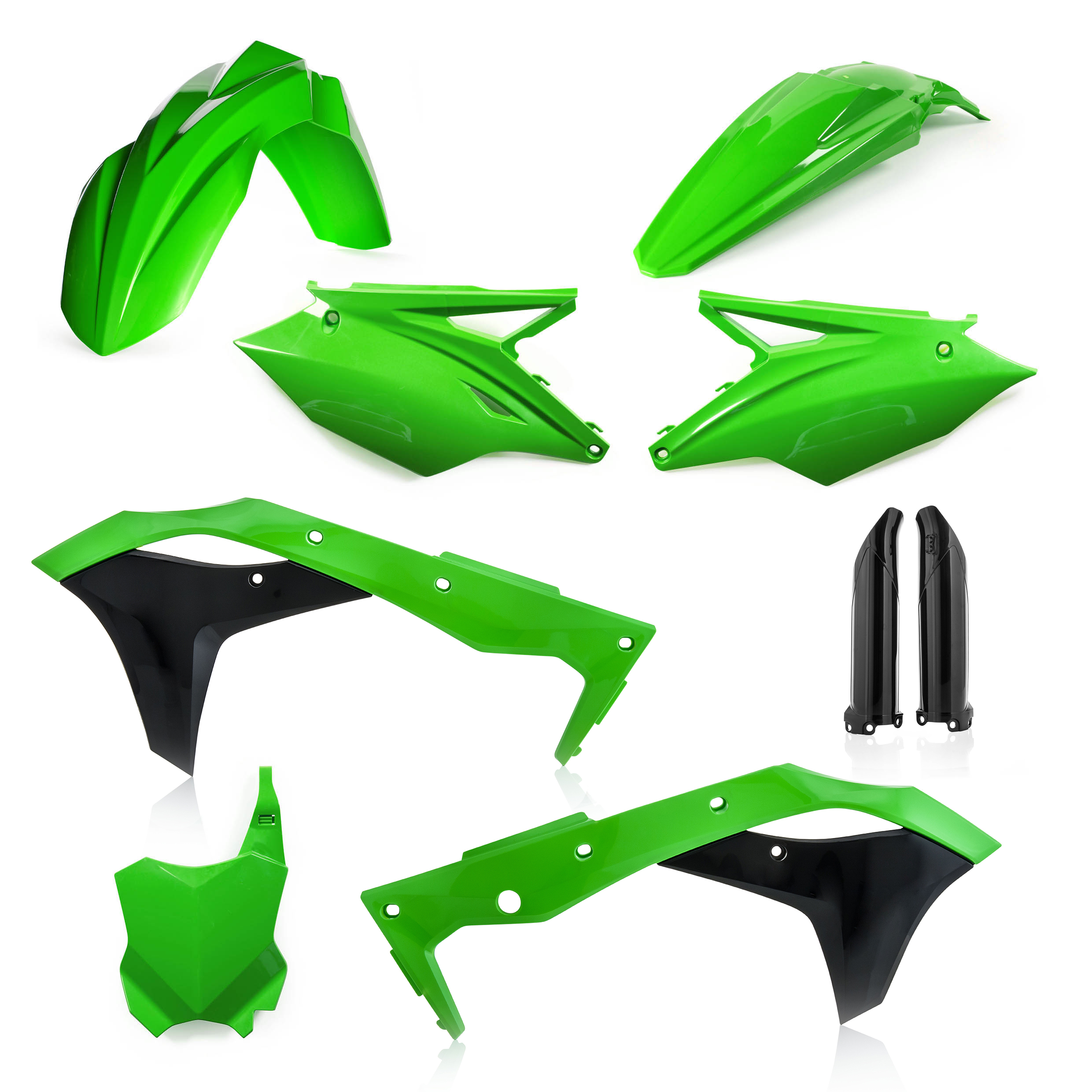 ACERBIS KIT CARENE PLASTICHE PER KAWASAKI ORIGINALE KAWASAKI KX 250 4T 2020 0022985.553.020