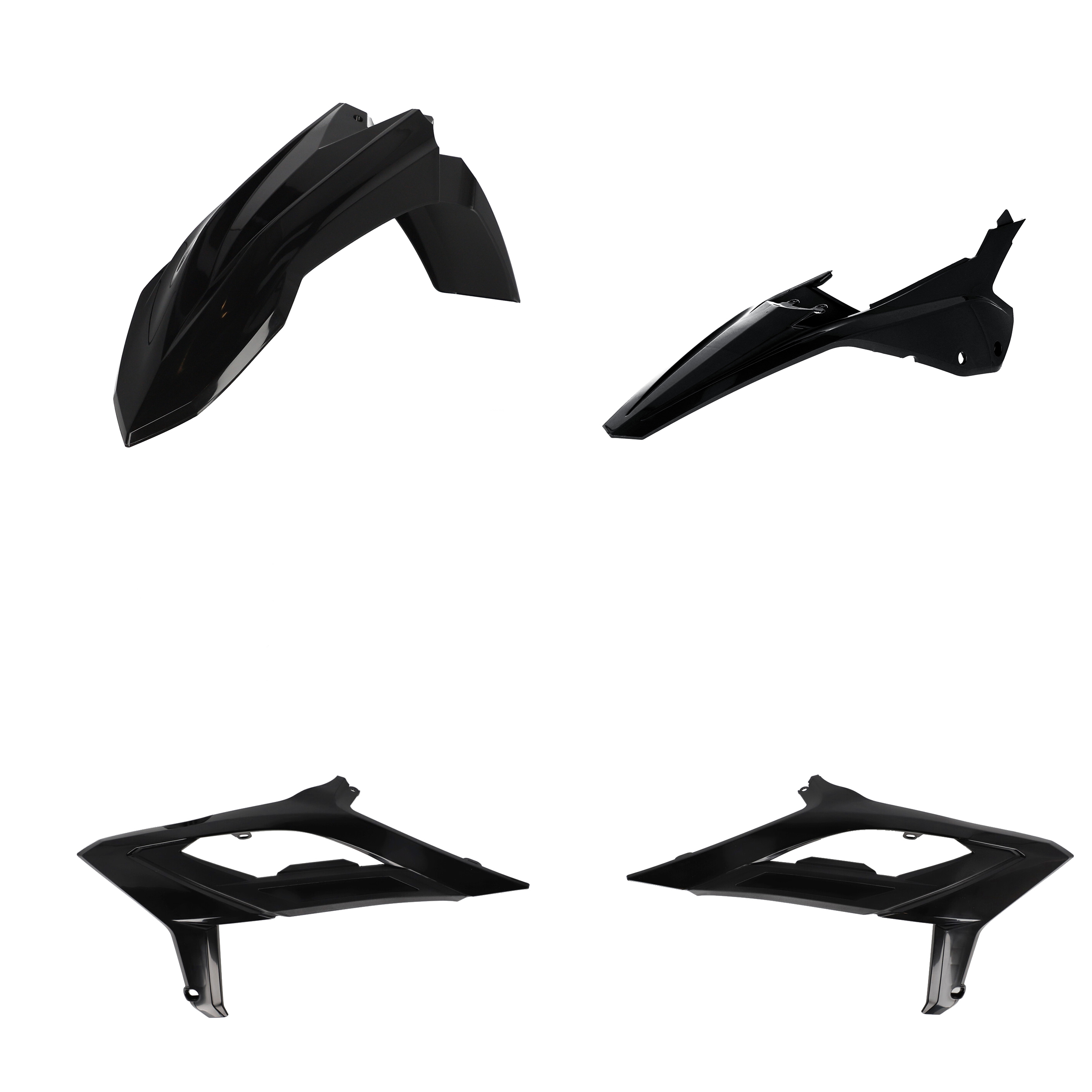 ACERBIS PLASTIC KIT NERO BETA RR 125 2T 2023 2024 0025460.090