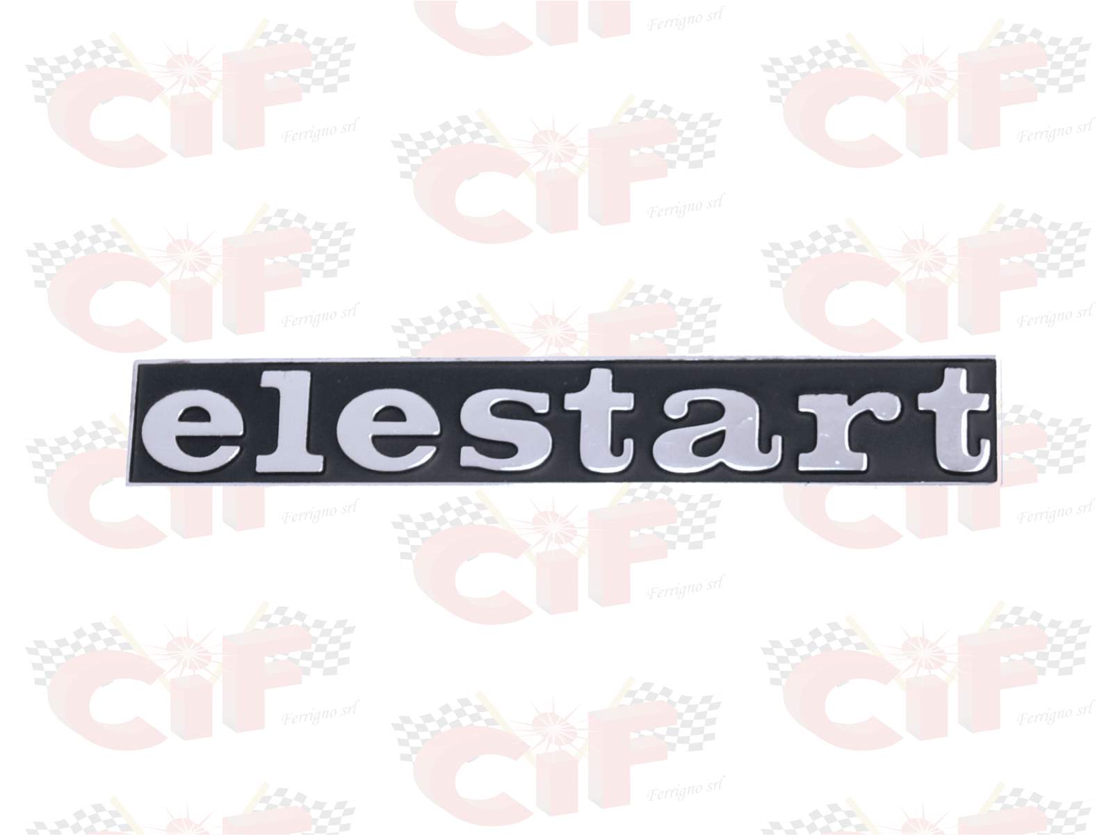 TARGHETTA ELESTART PER PIAGGIO APE 50