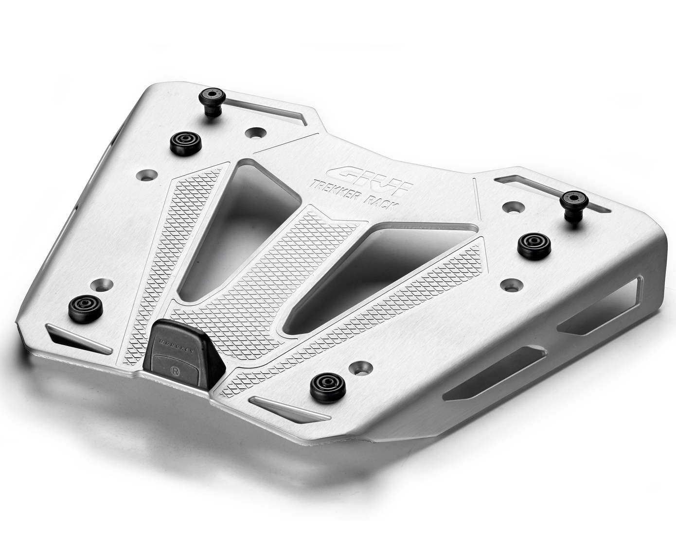 GIVI M8A PIASTRA TREKKER IN ALLUMINIO ANODIZZATO BAULETTO MONOKEY MONORACK FZ