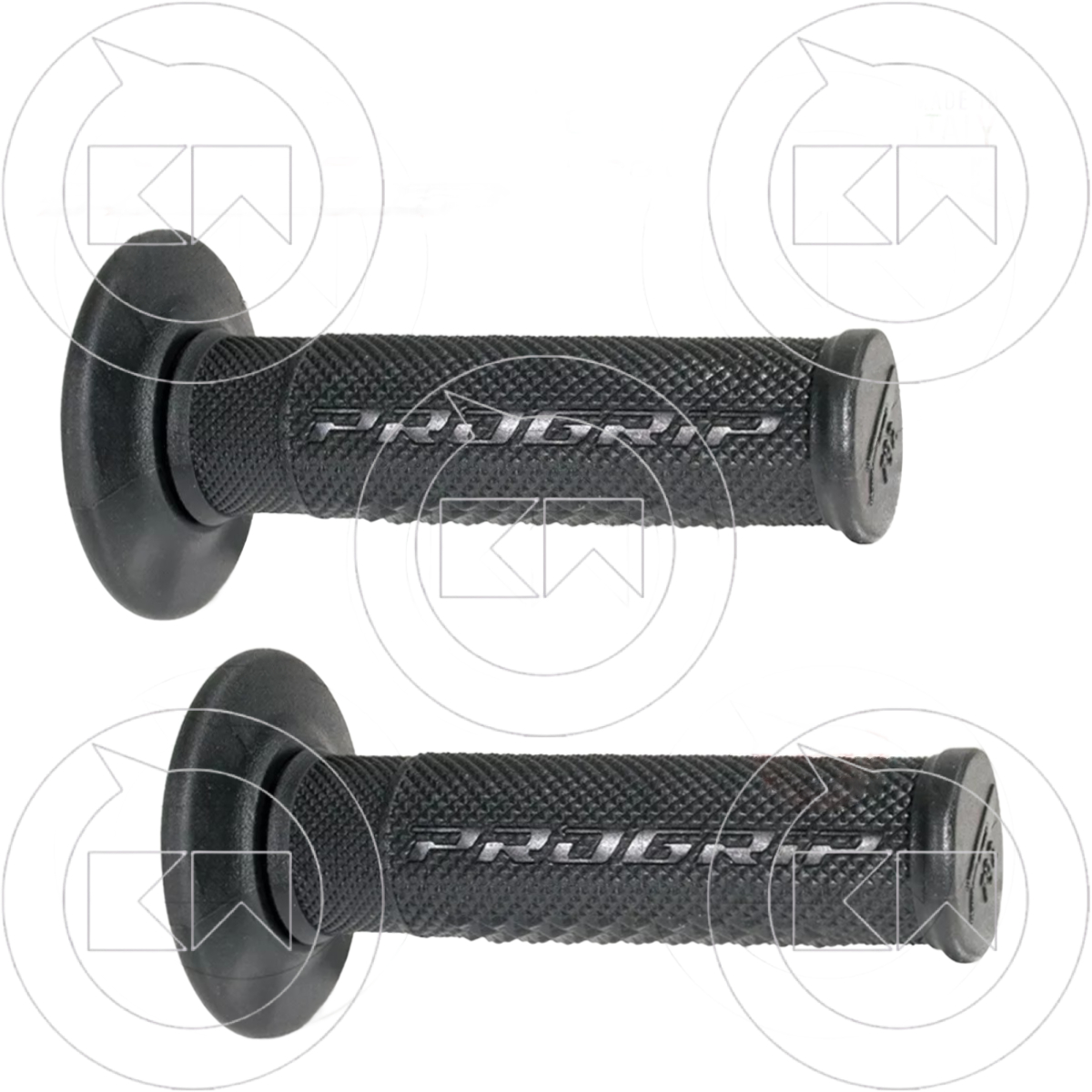 COPPIA MANOPOLE PROGRIP 792 MOTO CROSS ENDURO MX Ø22-25 NERO 115mm UNIVERSALE