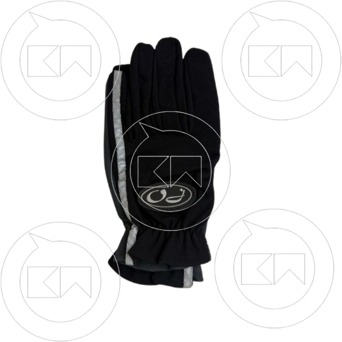 OJ GUANTI NEON INVERNALI COLORE NERO TAGLIA S 