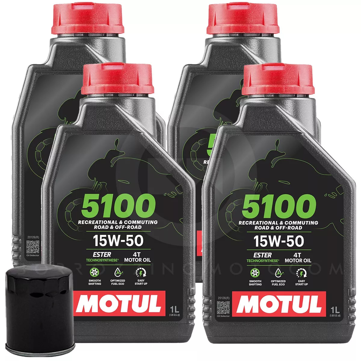 TAGLIANDO 4LT OLIO MOTUL 5100 15w50 + FILTRO HONDA XL 600 V TRANSALP 1987-1999