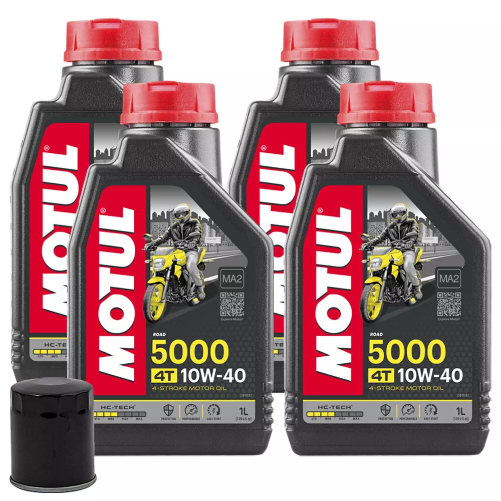 TAGLIANDO OLIO MOTUL 5000 10W40 FILTRO HONDA XL V Transalp 600 1987-1999