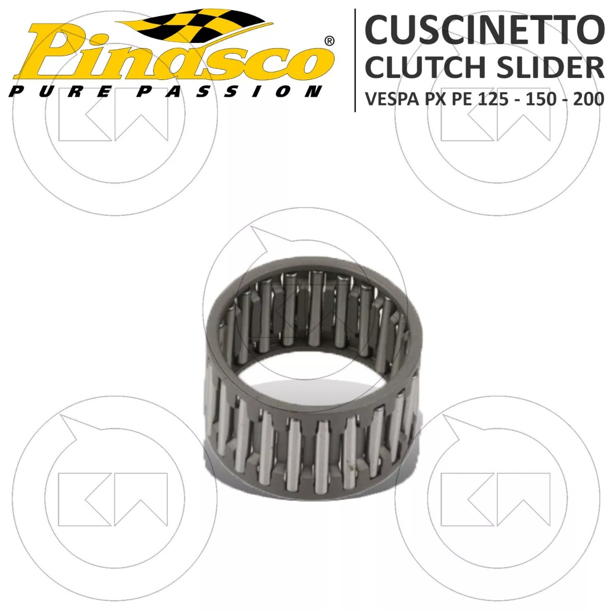 CUSCINETTO A RULLI FRIZIONE PINASCO CLUTCH SLIDER VESPA PX 125 150 200 GL SPRINT