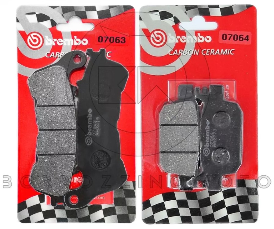 PASTIGLIE FRENO ANTERIORE POSTERIORE BREMBO PER HONDA SH300 ie 2007-2014