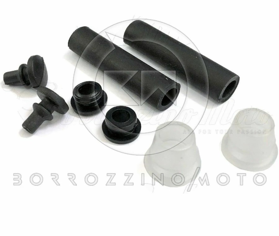 KIT GOMMINI COMPLETI COFANO LATERALE DX SX TIPO PIAGGIO VESPA 125 150 200 PX PE