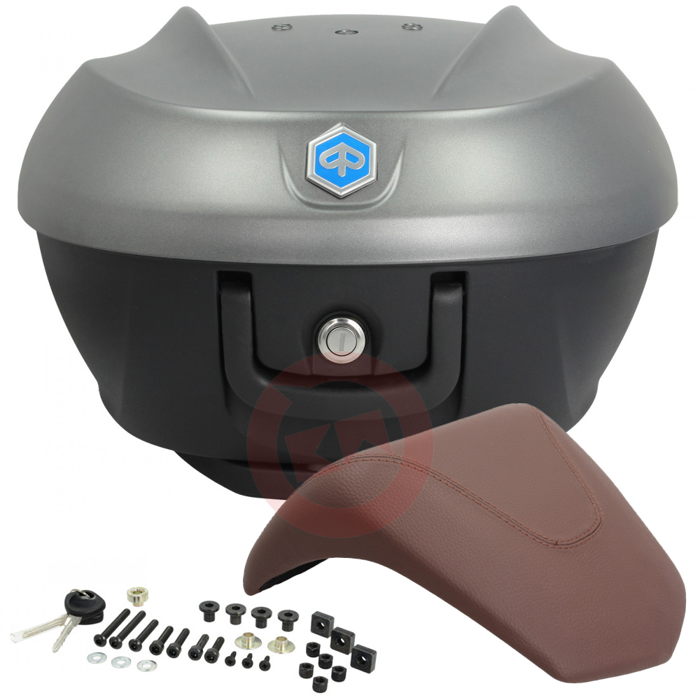 BAULETTO 36 LT ORIGINALE PIAGGIO BEVERLY 300/350 ie GRIGIO DUST 785/A 2016-2020