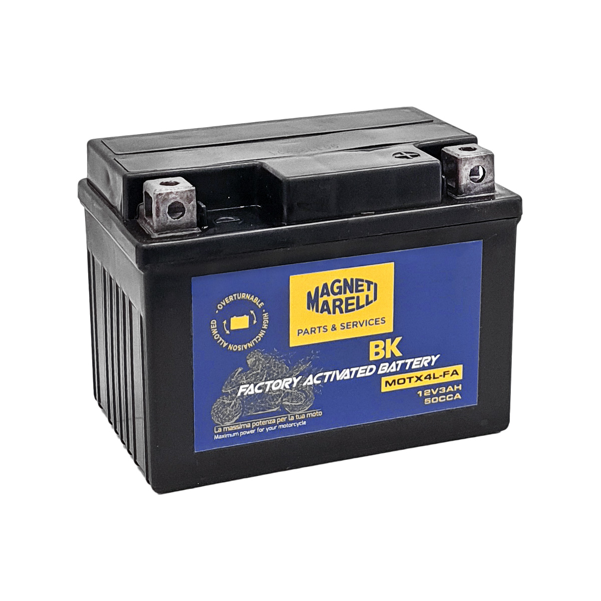 Batteria YTX4L-BS Magneti Marelli FA 3AH Sigillata MOTX4L