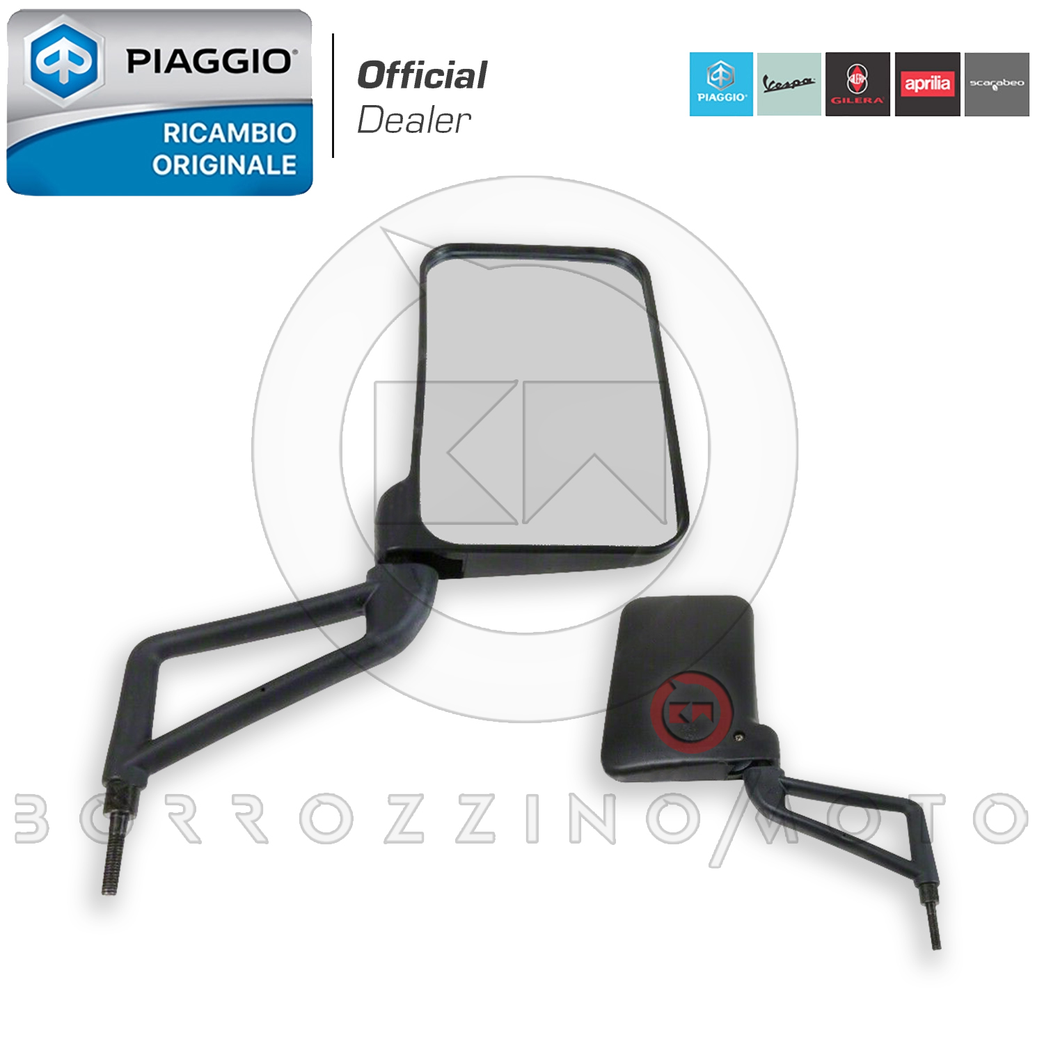 BSSTORE Piastra Vetro Specchio Retrovisore per PUNTO dal 1999 al 2008 (188) Destra - Lato Passeggero
